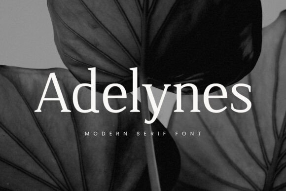Adelynes: A Modern Serif Font for Brand Content That Stops the Scroll