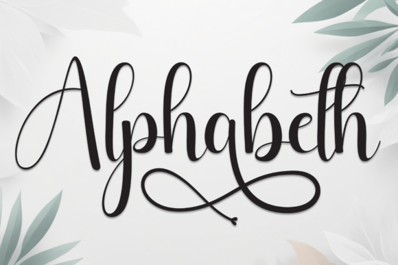 Alphabeth: A Handwritten Display Font for Digital Designers