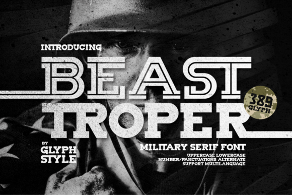 Beast Troper: A Serif Display Font That Gives Your Brand a Bold Edge