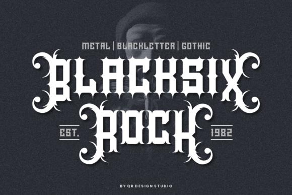 Blacksix Rock: A Bold Blackletter Font for Crafters and Designers