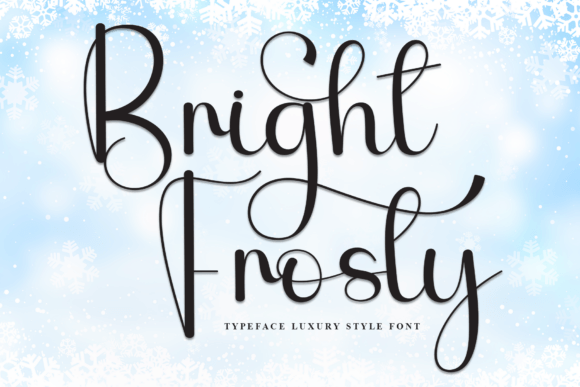 Bright Frosty: A Handwritten Font for Brand Content