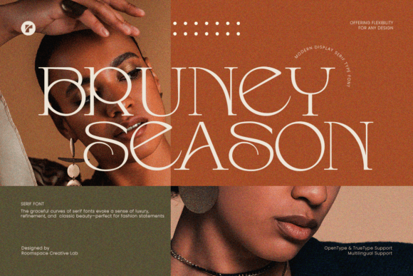 Bruney Season: A Serif Font That Brings Elegance to Your Brand