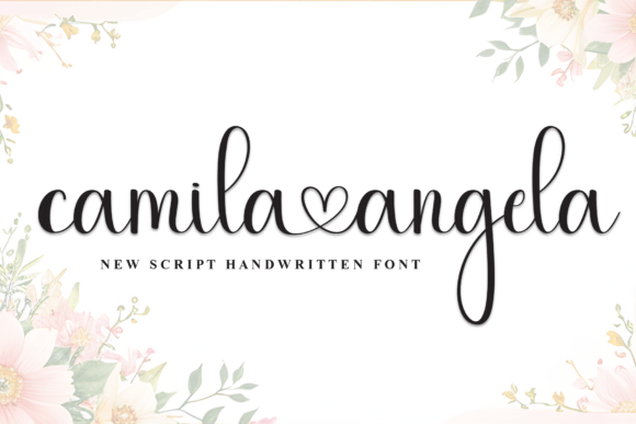 Camila Angela: A Handwritten Font That Brings Warmth to Branding
