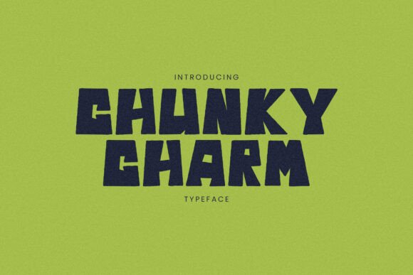 Chunky Carm: A Playful Display Font for Bold Editorial Design