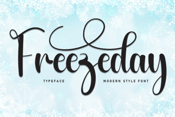 Freezeday: A Handwritten Font That Gives Your Small Business a Personal Touch