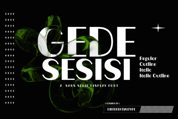 Gede Sesisi: A Display Font Built for Editorial Storytelling