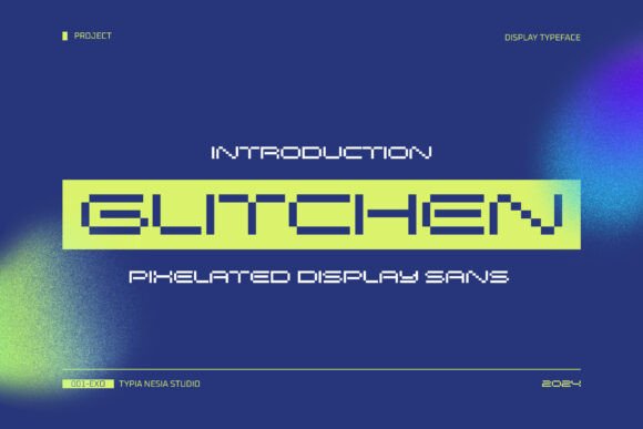 Glitchen Font: A Fresh Typeface for Small Business Branding