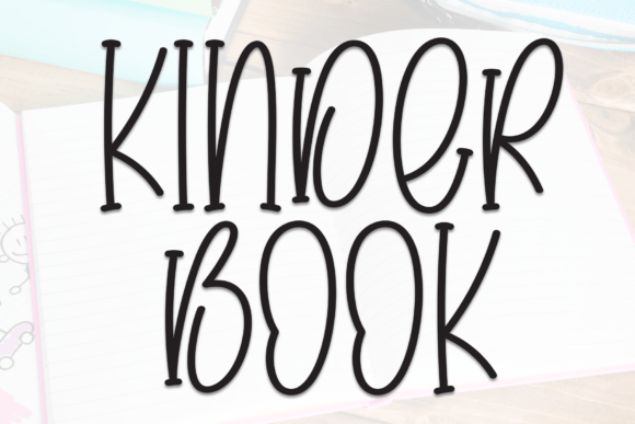 Kinder Book: A Handwritten Font That Makes Small Business Branding Feel Warm and Polished