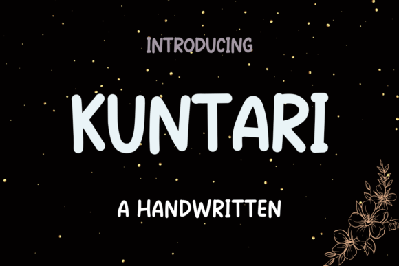 Kuntari Font: A Handwritten Typeface for Small Business Branding