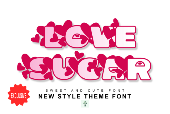 Love Sugar: A Playful Display Font for Branding Projects