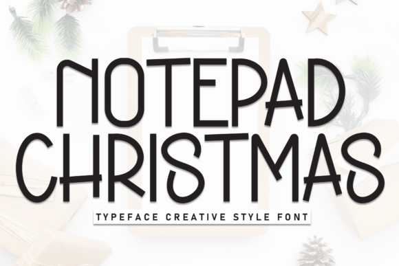 Notepad Christmas: A Sweet Handwritten Font for Handmade Charm