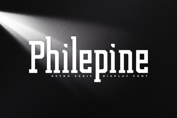 Philepine: A Serif Display Font with Editorial Grace