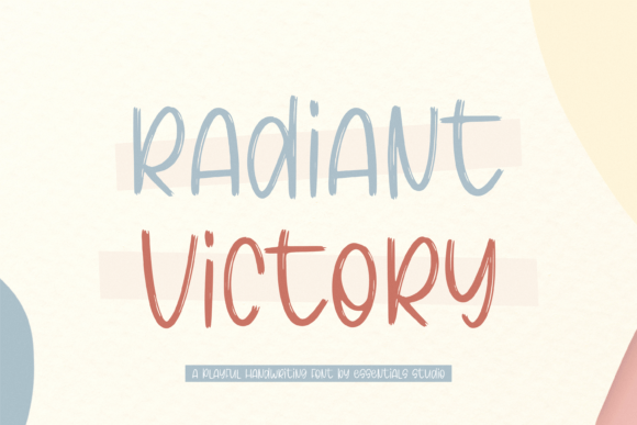 Radiant Victory: A Whimsical Script Font for Campaigns That Click