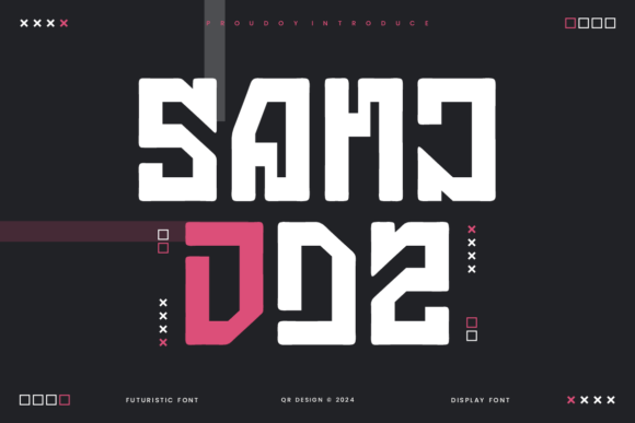 Sanjodz Font: A Bold Display Typeface for Digital Branding