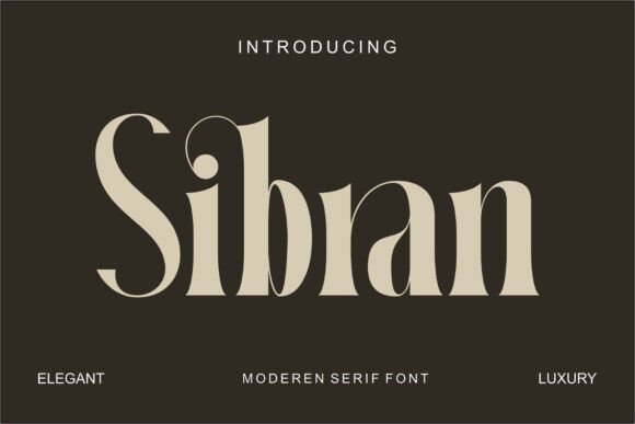 Sibran: A Serif Typeface Built for Digital Campaigns