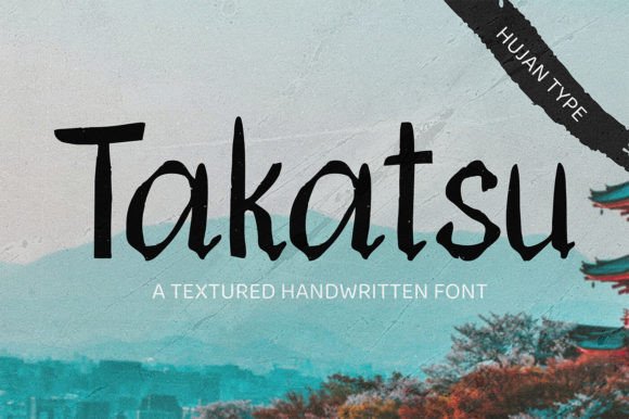 Takatsu: A Handwritten Font for Impactful Digital Design